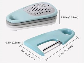 Juego 5 utensilios diseño compacto 